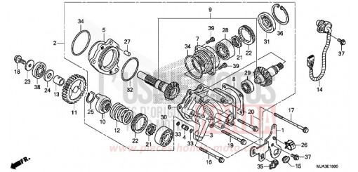 SIDE GEAR CASE VT750CSD de 2013